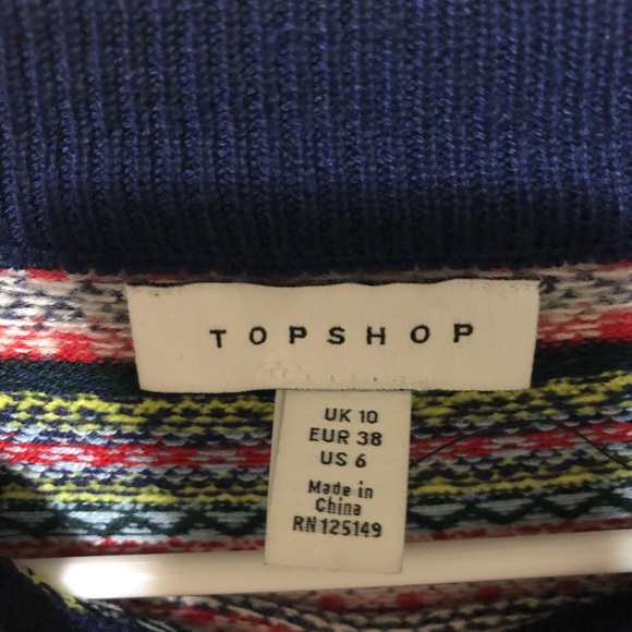 NWOT-TOPSHOP: Amour Sweater AC026 - Picture 4 of 6